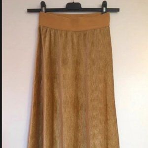 Sissy boy long dress gold